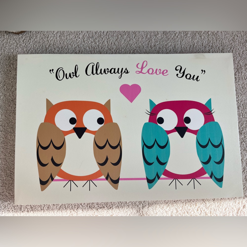 Owl wall art